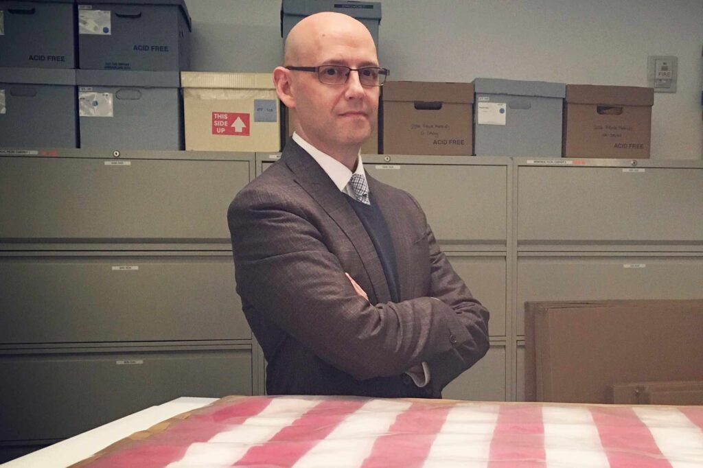 How Author Brad Meltzer Helped Return the Iconic 9/11 Flag to Its Rightful Place, 15 Years After It Disappeared (Exclusive)