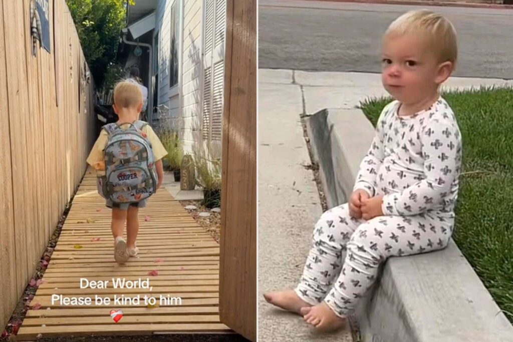 TikTok Star ‘Coop on a Stoop’ Has Followers Emotional as He Heads to First Day of School