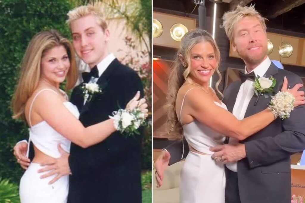 Danielle Fishel and Lance Bass Get Candid About Recreating Prom Photo, Say Body Parts Were Not All ‘in the Same Spot’ (Exclusive)