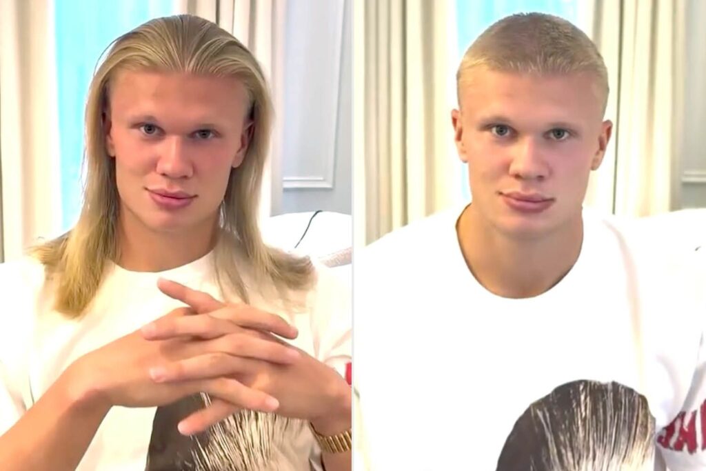 Erling Haaland Debuts Buzzcut After Cutting Off His Famous Long Blonde Hair: ‘Time to Get a Fresh Start’
