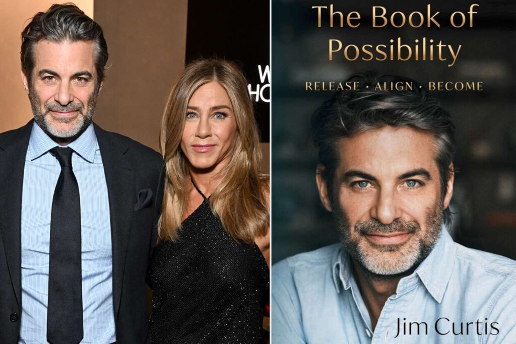 Jim Curtis Reveals He Consulted Girlfriend Jennifer Aniston to Choose His Book Cover Photo