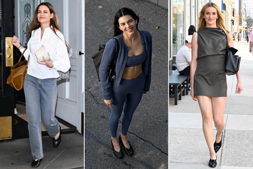 Katie Holmes, Kendall Jenner, and More Celebs Are Wearing the ‘It’ Fall Shoe Trend with This Polished Twist — from $30