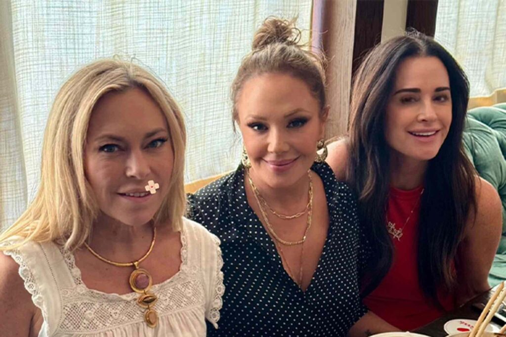 Leah Remini Shares First Pic with “RHOBH” Costars Sutton Stracke and Kyle Richards Since Joining Cast