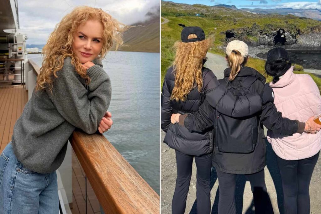 Nicole Kidman Shares Blissful Photos from Family Vacation to Iceland with Her Daughters