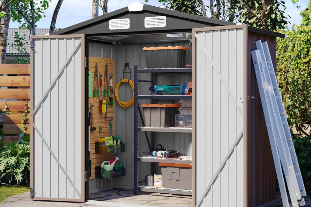This On-Sale Outdoor Storage Shed Has ‘Plenty of Room’ to Pack Away Yard Tools, Beach Chairs, and More Ahead of Fall