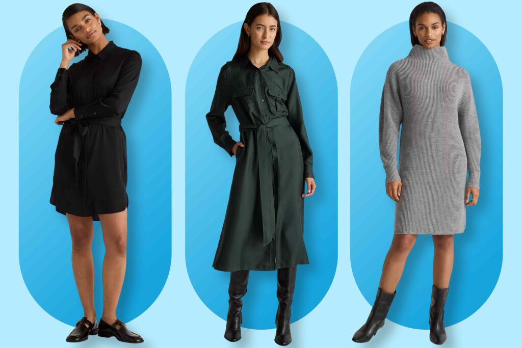 Quince Rarely Has Sales, but We Found Fall Dresses, Leather Bags, and Comfy Pants Quietly Marked Down This Weekend