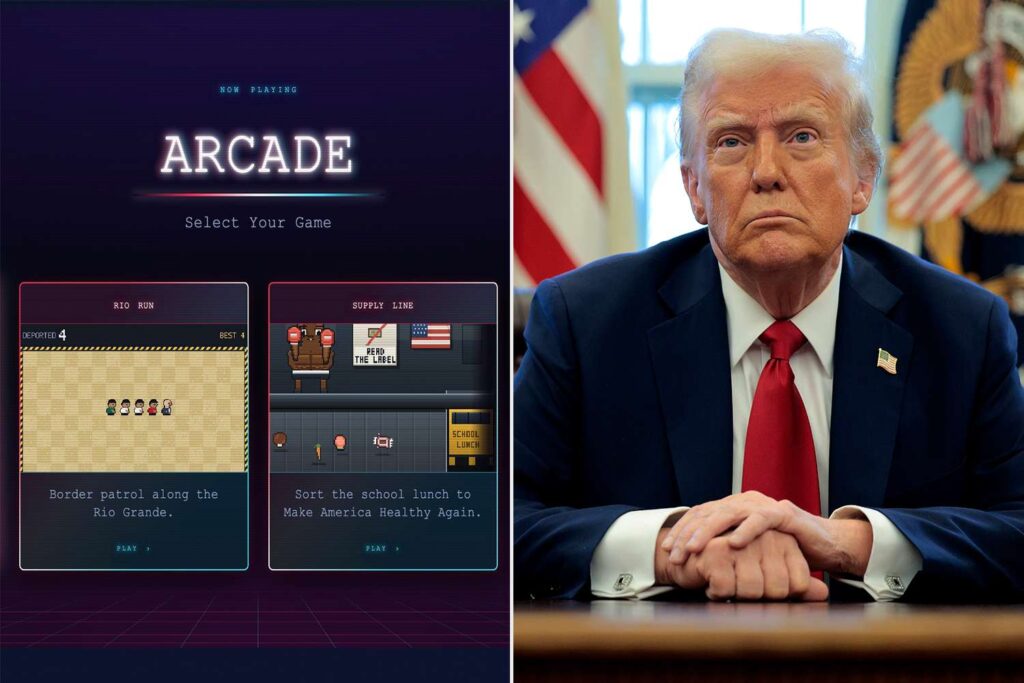White House Website Debuts Retro Arcade Games Promoting Trump’s Agenda, Including ‘Build the Wall’ and ‘Rio Run’
