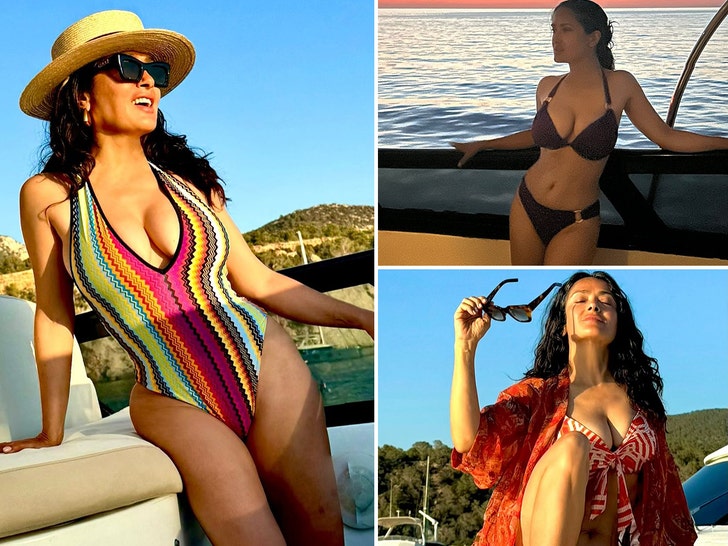 Salma Hayek's Birthday Bikini Shots