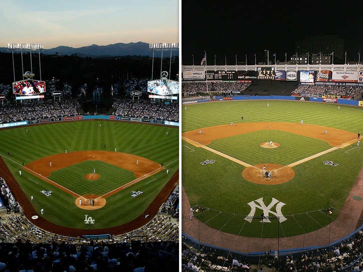 dodgers and yankees stadium getty 1