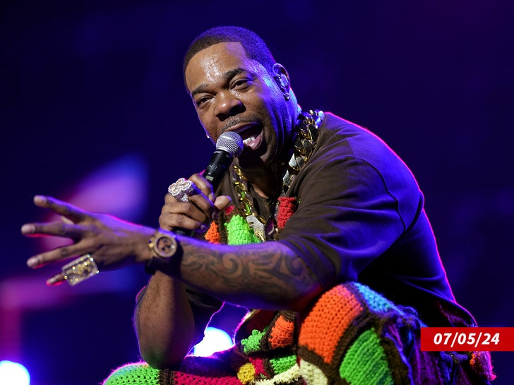 Busta Rhymes performing