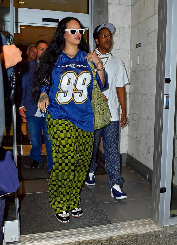 Rihanna & ASAP Rocky In Manhattan