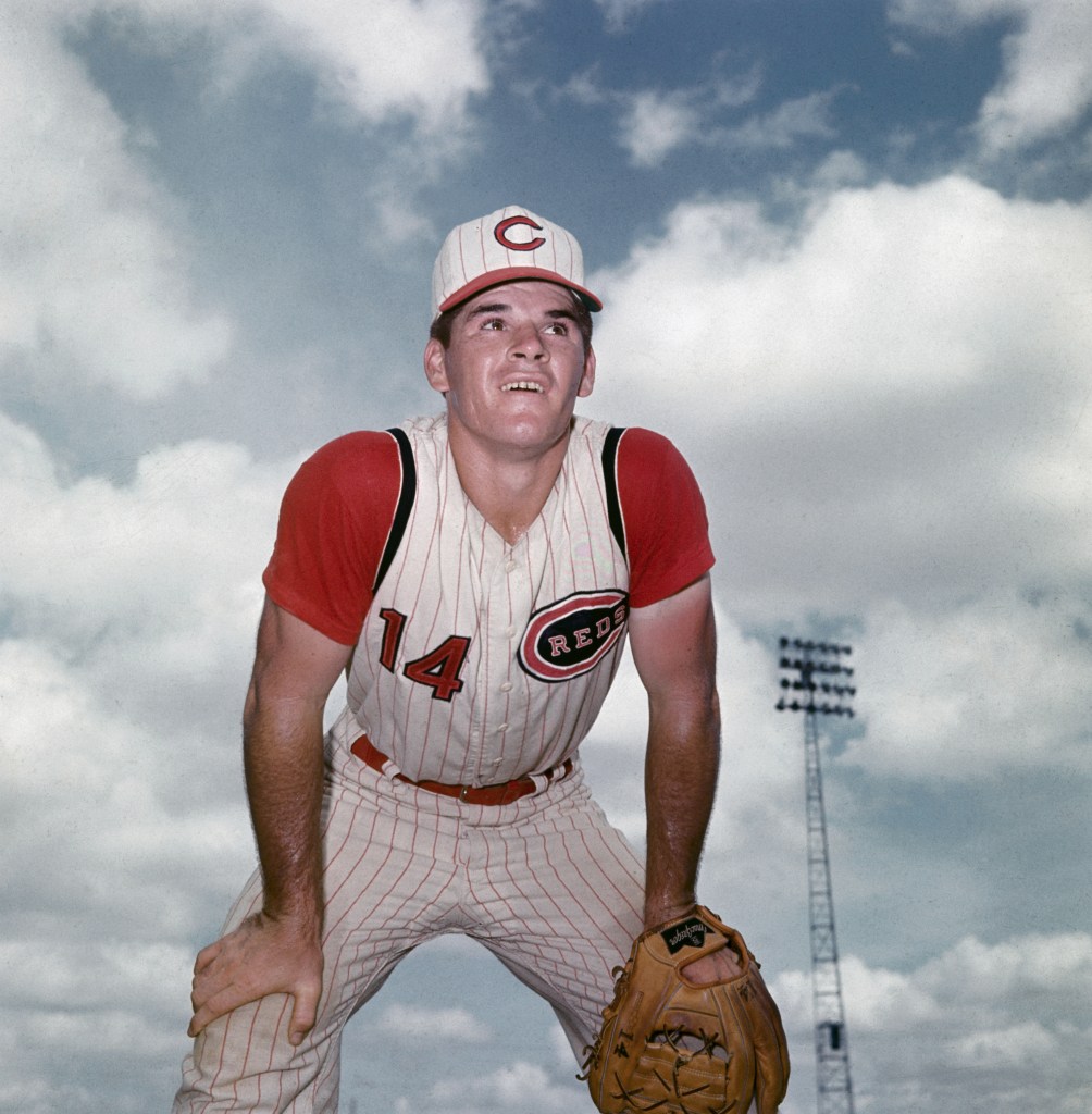 (Original Caption) Pete Rose of Cincinnati Reds during spring training, April 1964.