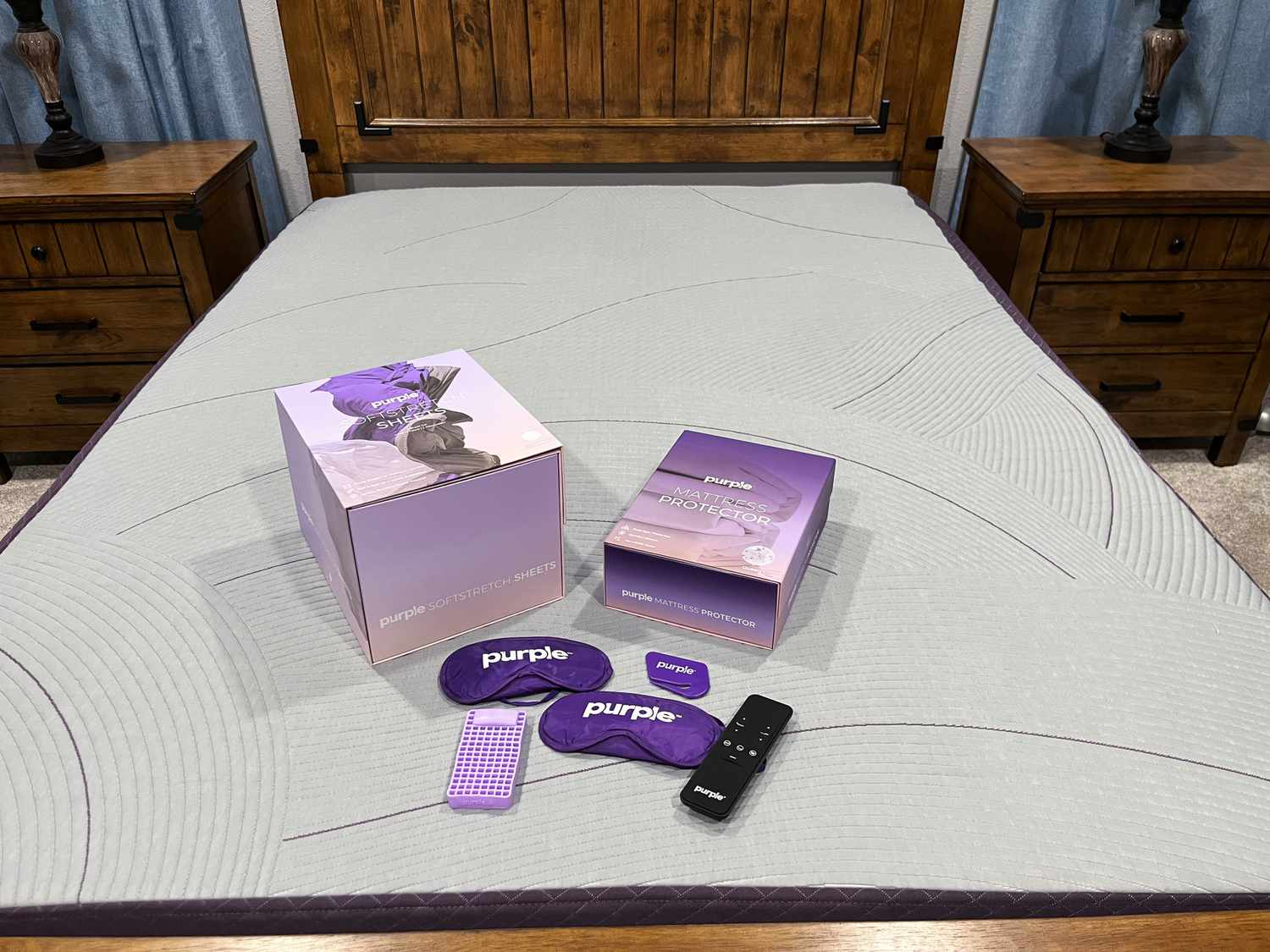 The Purple Restore Mattress in a bedroom