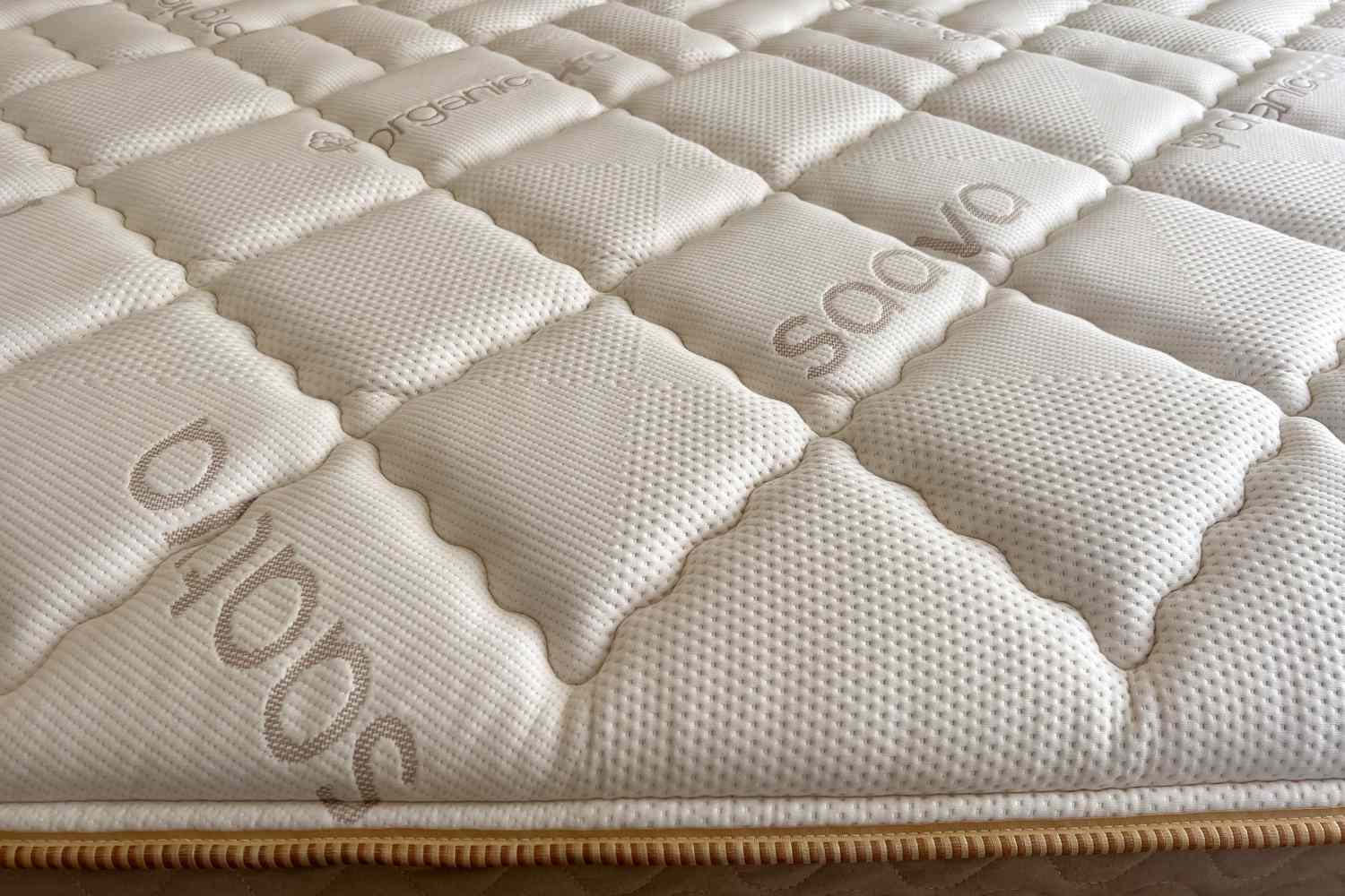 The top of the Saatva Solaire Adjustable Firmness Mattress