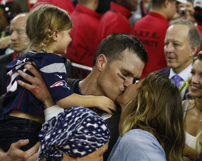 Tom Brady Celebrates Victory