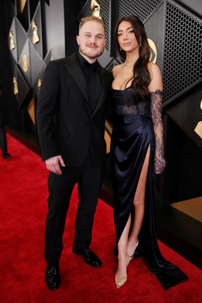 Zach Bryan and Brianna LaPaglia At the 66th GRAMMY Awards