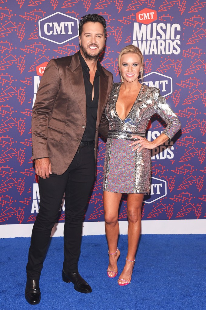 Luke Bryan & Caroline Boyer At 2019 CMT Awards