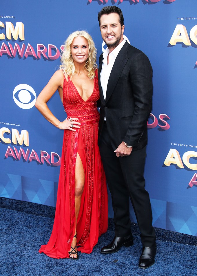 Luke Bryan & Caroline Boyer At 2018 ACM Awards