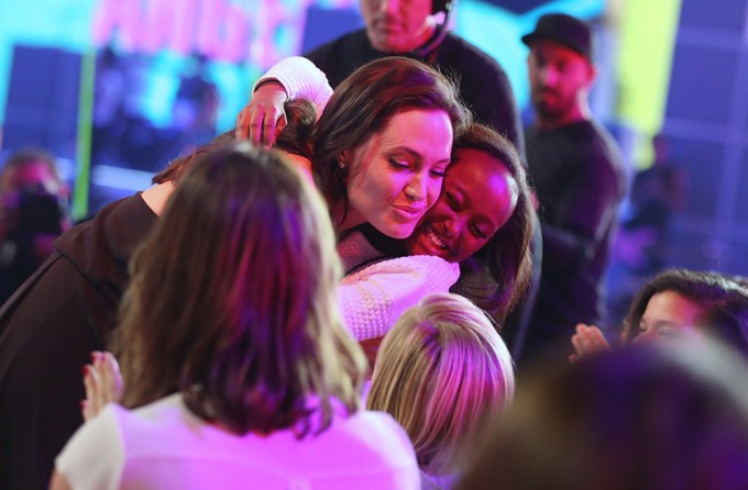 Angelina Jolie & Zahara In 2015