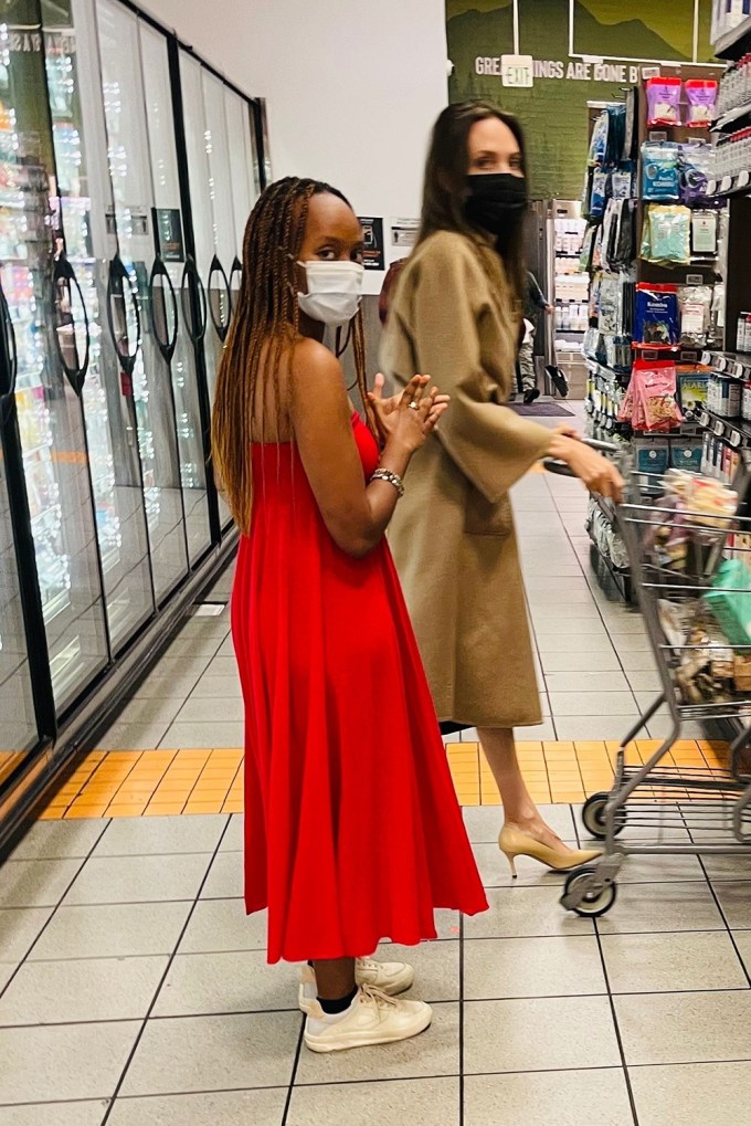 Zahara Jolie-Pitt Spotted Running Errands