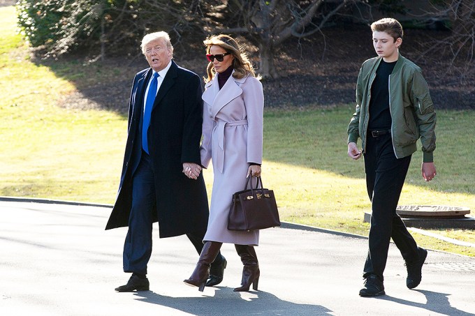 Barron Trump Is Nearly A Head Taller Than His Parents