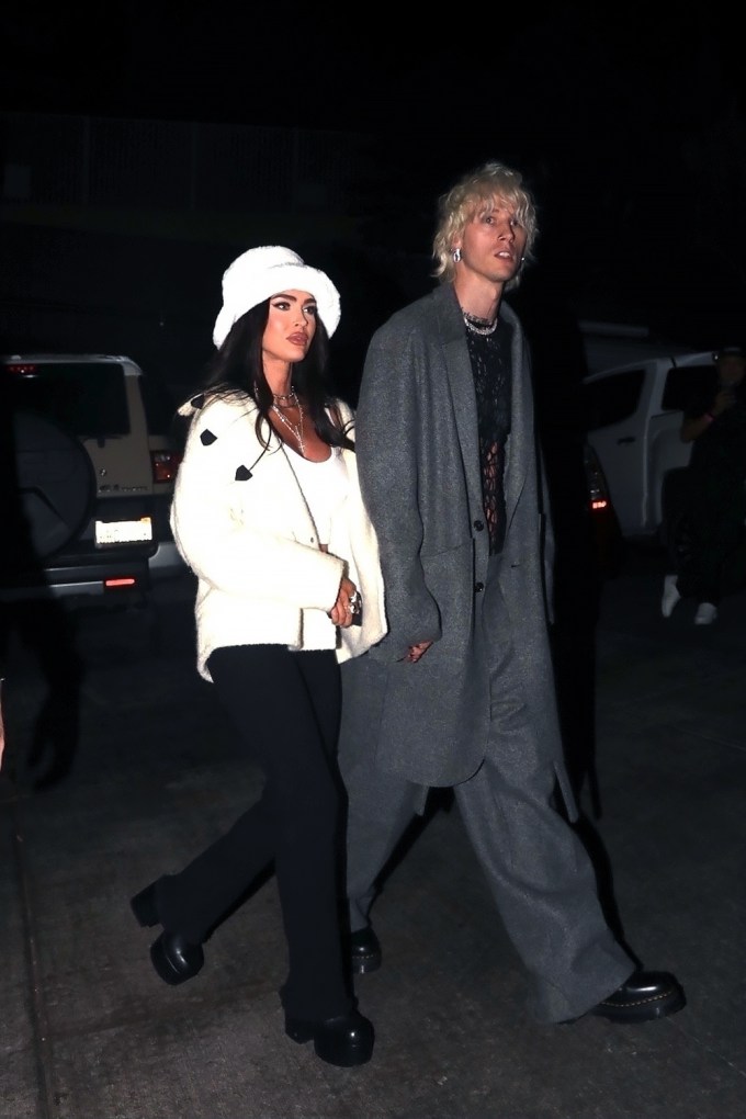 Megan Fox and Machine Gun Kelly Arrive For Landon Barker’s Concert