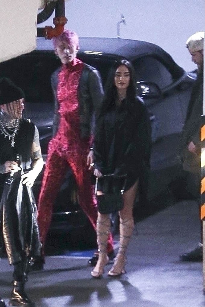 Machine Gun Kelly and Megan Fox Celebrate His Birthday