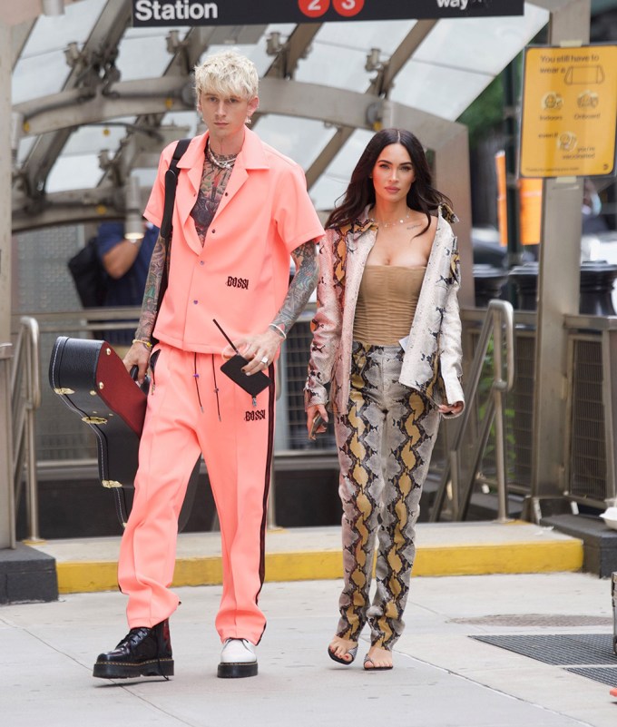 Megan Fox and Machine Gun Kelly in New York City