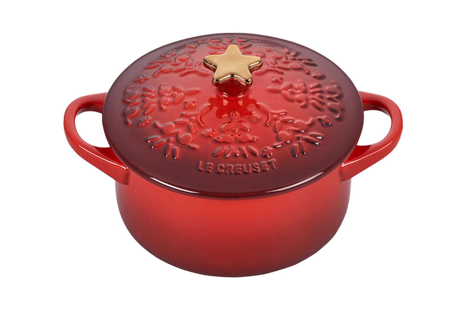 Le Creuset NoÃ«l Collection Mini Cocotte with Star Knob