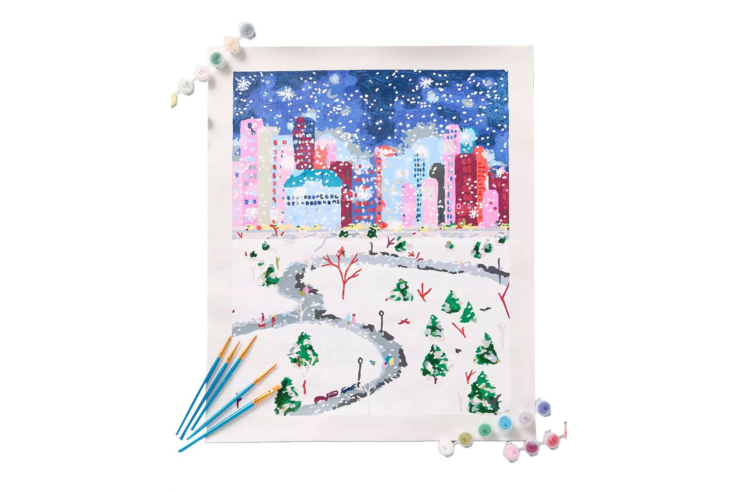 Paint Anywhere Christmas Holiday Paint Kit