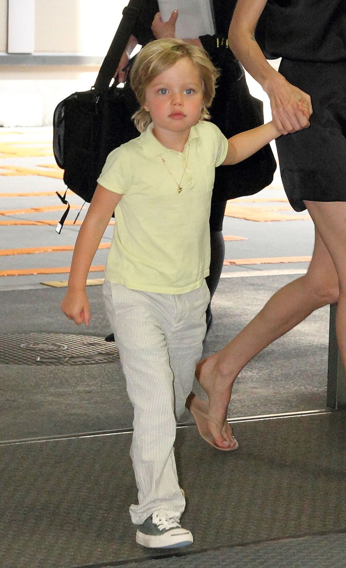 Shiloh Jolie in Japan in 2010