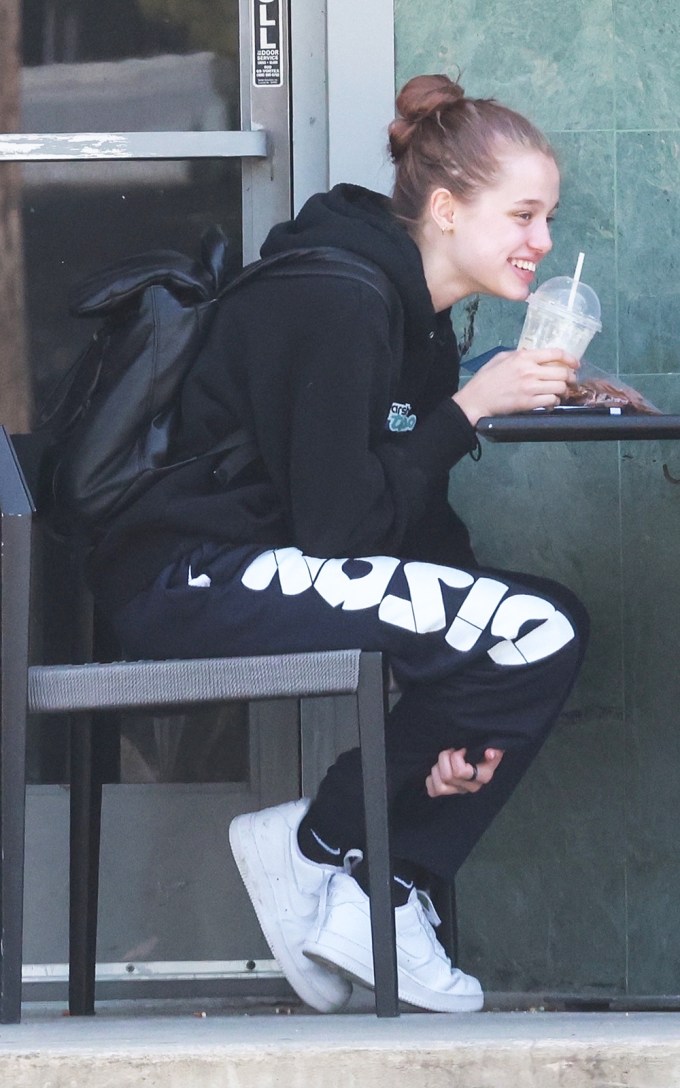 Shiloh Jolie rocks red hair