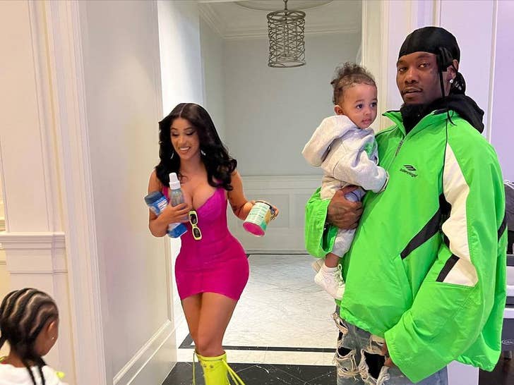 Cardi B and Offset -- Family Photos