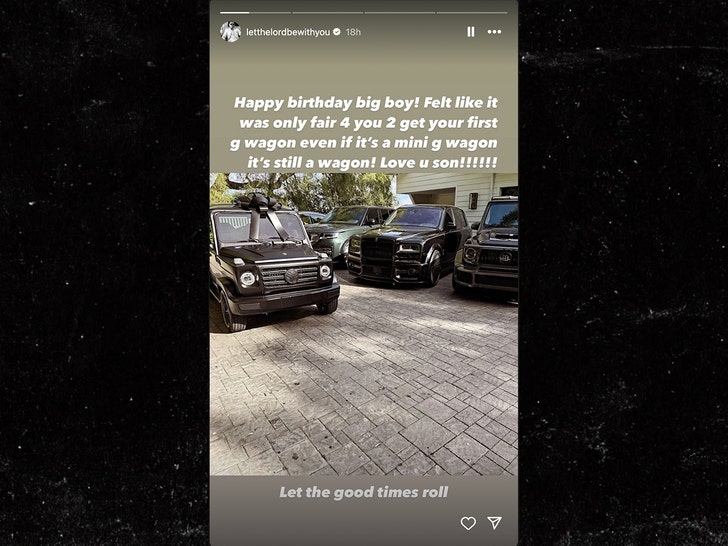 scott disick new cars for boys insta 1