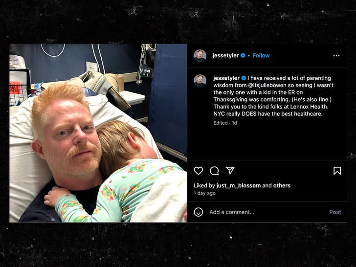 jesse tyler Ferguson sick child er