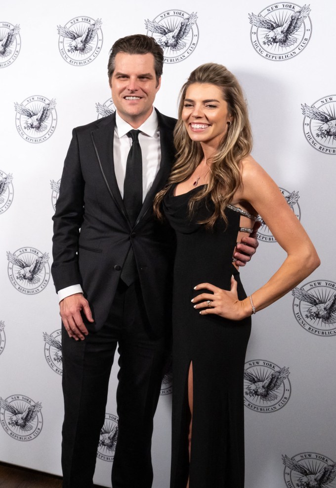 Matt Gaetz & Ginger Luckey at a 2024 Gala in NYC