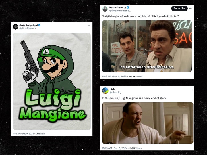 luigi mangione tony soprano x 2