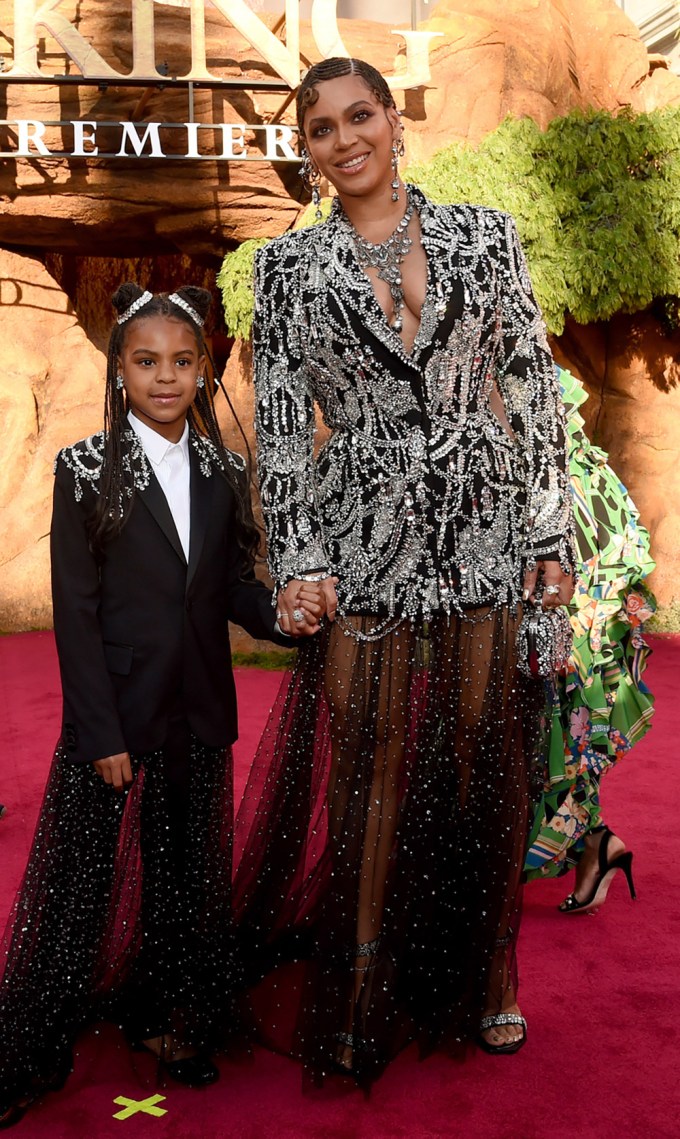 Beyoncé & Blue Ivy at ‘The Lion King’ Premiere