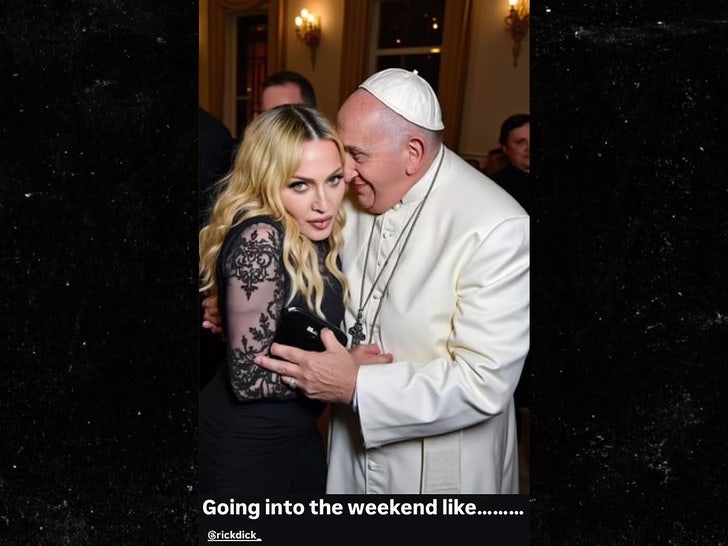 madonna ai pope francis