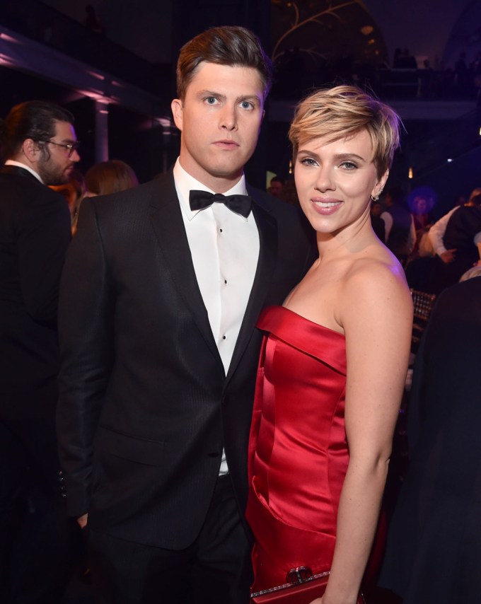 Scarlett Johansson & Colin Jost make their first appearance as a couple