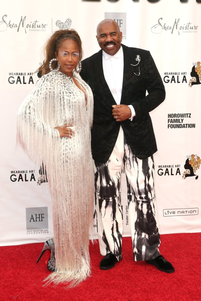 Steve & Marjorie Harvey at the Wearable Art Gala