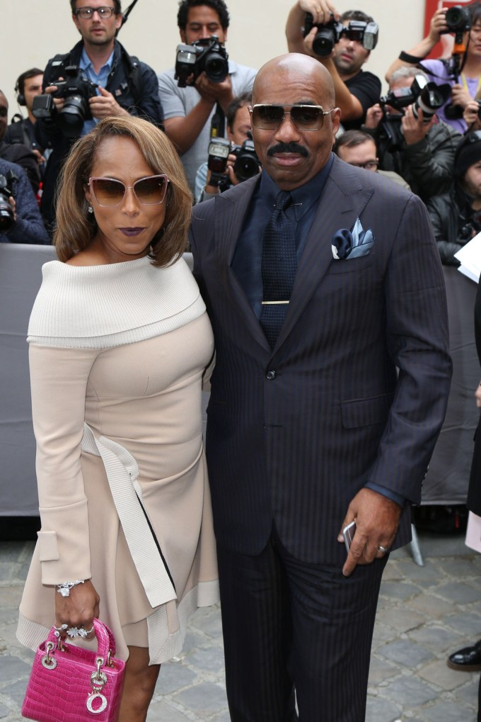 Steve & Marjorie Harvey at Christian Dior