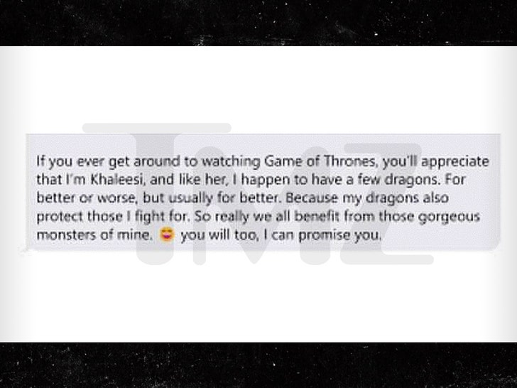 blake lively text message game of thrones justin baldoni