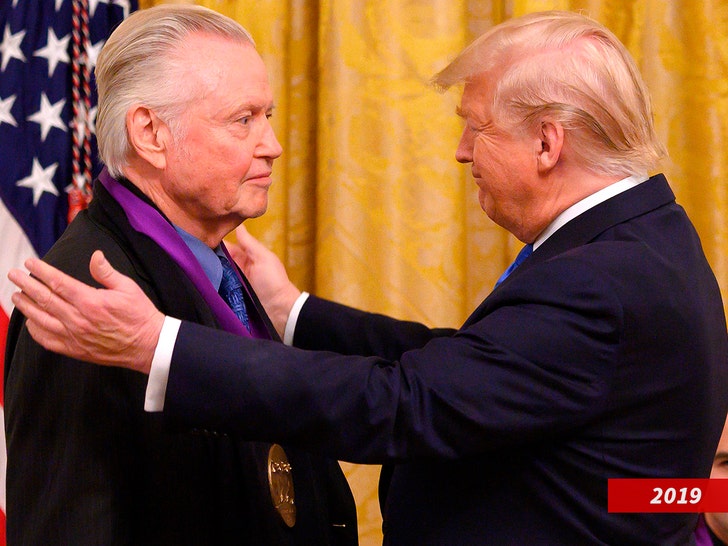 jon voight and donld trump getty 