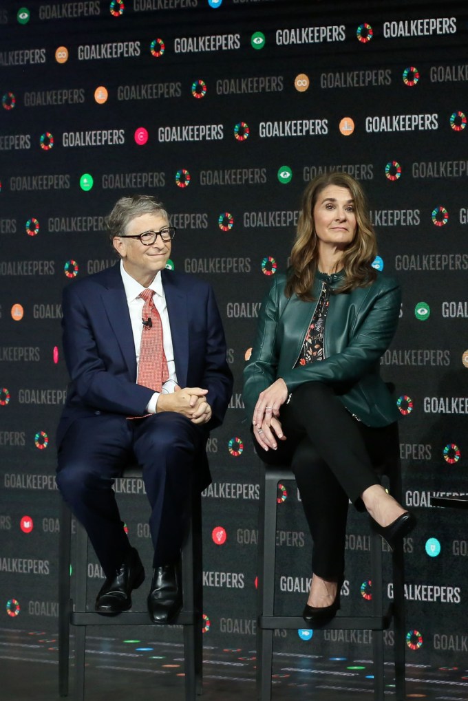 Bill & Melinda Gates at the 2018 GoalKeepers event