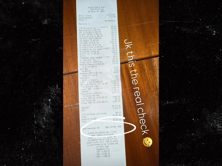 Byron Murphy II receipt 1