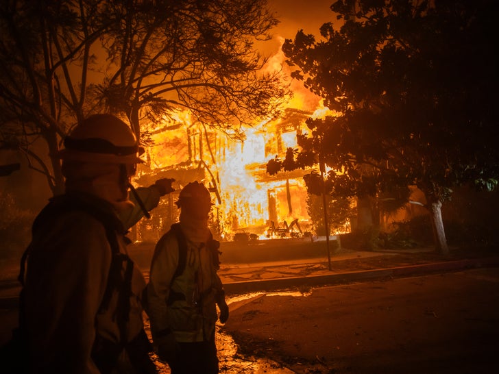 Pacific Palisades Fire In Malibu