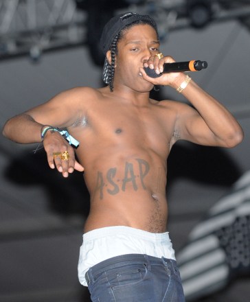 INDIO, CA - APRIL 14:  ASAP Rocky performs during day 2 of the 2012 Coachella Music Festival at The Empire Polo Club on April 14, 2012 in Indio, California.  (Photo by C Flanigan/FilmMagic)