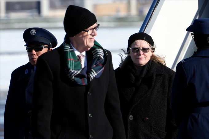 Body Of Former President Jimmy Carter Arrives At Joint Base Andrews