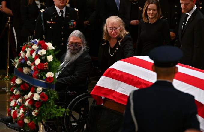 Former President Jimmy Carter Lies In State At The U.S. Capitol Building